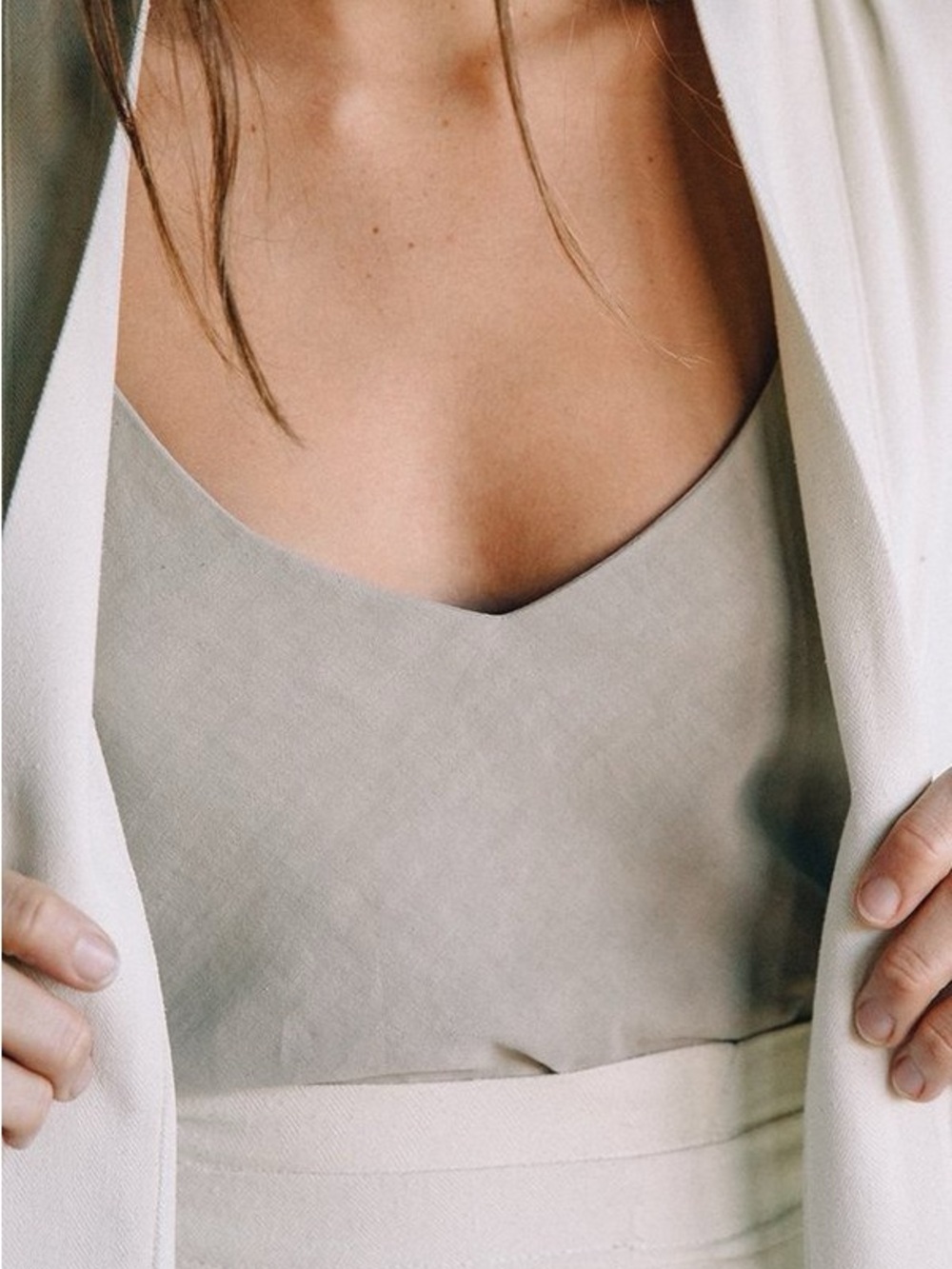 OZMA Linen/silk camisole - S